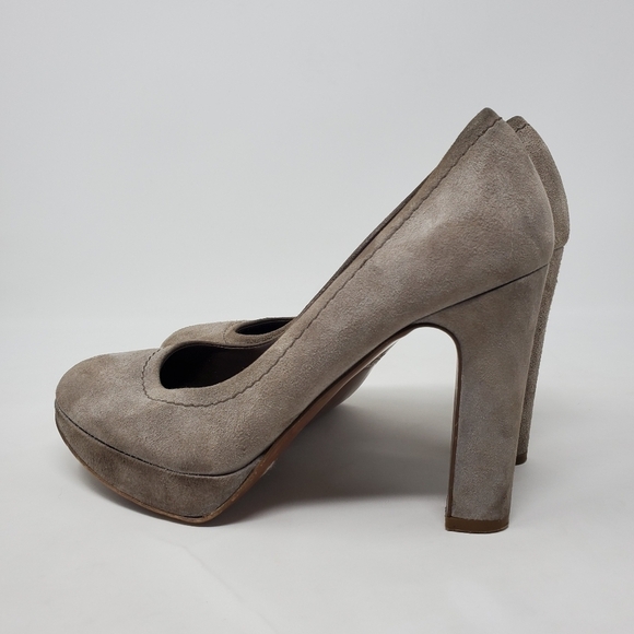 J. Crew Suede Leather Wedge Heels Italy - Picture 6 of 13